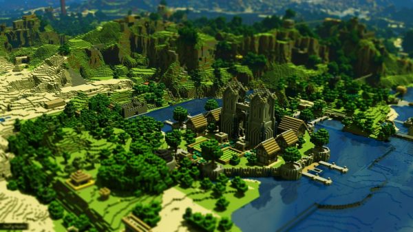 Minecraft, voxels, video games Video Games 4K