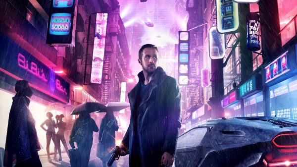 Blade Runner 2049, Ryan Gosling, neon Geek 4K