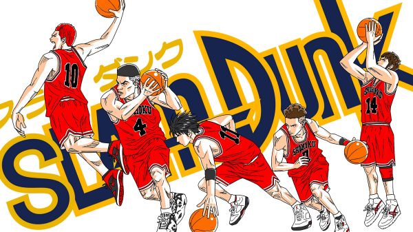 Slam Dunk (anime), basketball, comic art Manga 4K