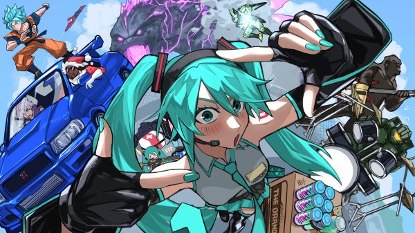 Hatsune Miku, Son Goku, Godzilla Manga 4K