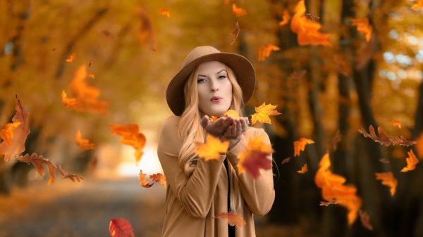 Women, model, hat Women 4K
