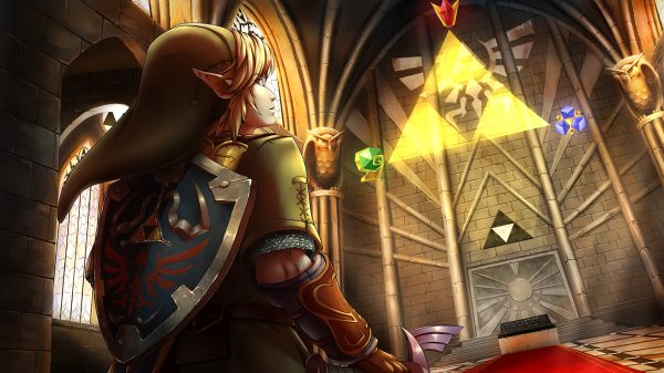 Link, The Legend of Zelda, Triforce Video Games 4K